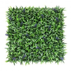 Green Wall Artificial Foliage Tile LAVENDER Premium 50x50cm - Foliage Wall Tiles