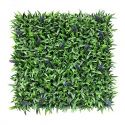Green Wall Artificial Foliage Tile LAVENDER Premium 50x50cm - Foliage Wall Tiles