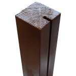 Ξύλινη Κολώνα Αρχή-Τέλος για PP Καφασωτά 7x7x240cm Κολώνες Αρχή-Τέλος για PP Καφασωτά 7 x 7 x 240 εκ.
