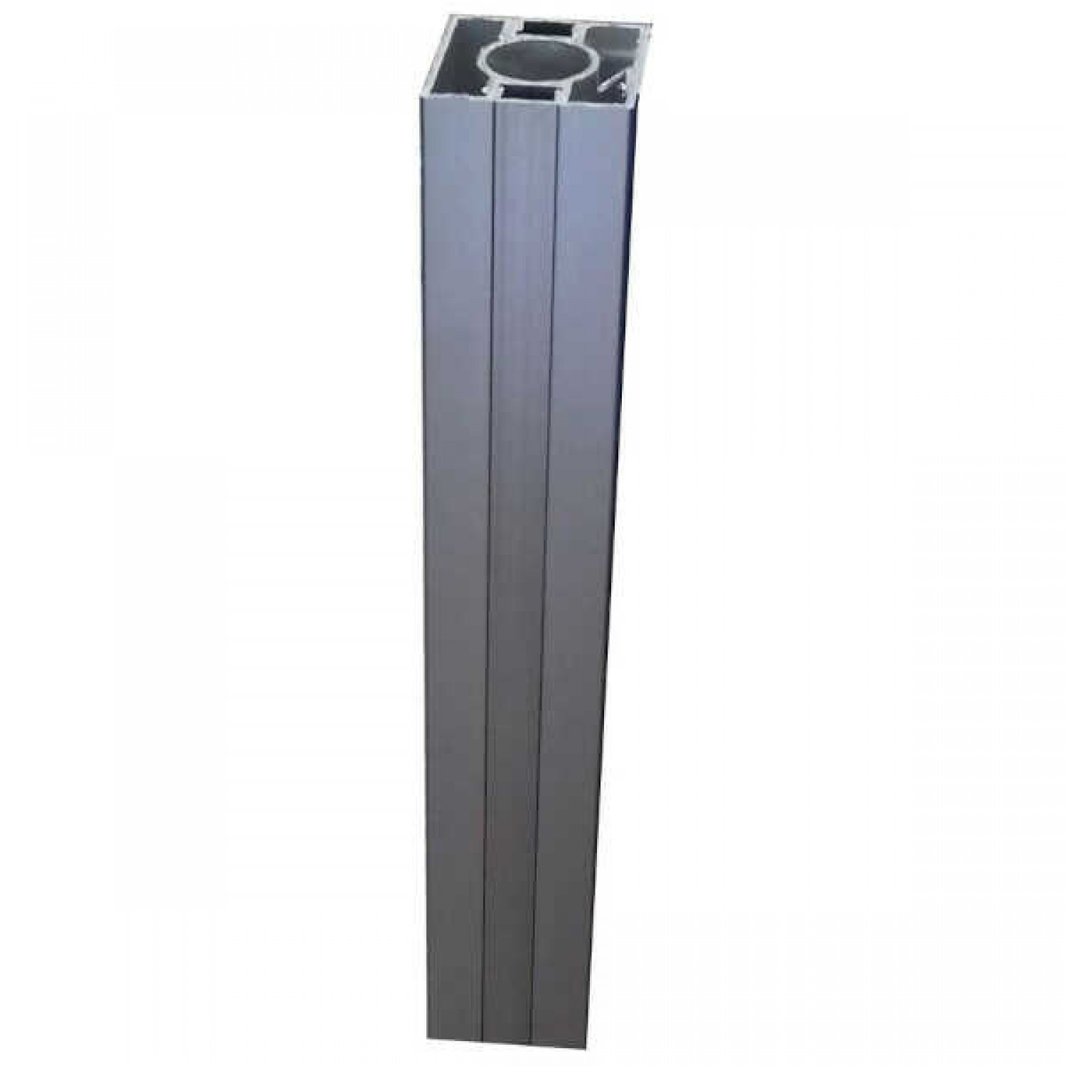 Anodized Aluminum Column Reinforced With Slats 4x4x300cm - WPC Fencing Columns Anodized Aluminum Column Reinforced With Slats 4x4x300cm