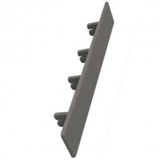 Plastic End Cap for Fencing Board 2cm DARK GREY (50)