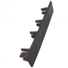 Τάπα Πλαστική Σανίδας Deck Περίφραξης 2cm DARK BROWN (90110)