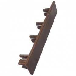 Τάπα Πλαστική Σανίδας Deck Περίφραξης 2cm LIGHT BROWN (9040)