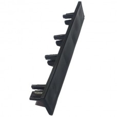 Τάπα Πλαστική Σανίδας Deck Περίφραξης 2cm DARK GREY (9050)