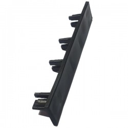 Τάπα Πλαστική Σανίδας Deck Περίφραξης 2cm DARK GREY (9050)