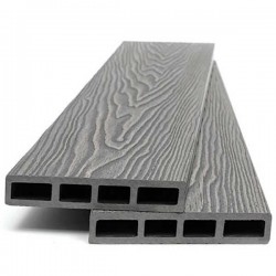 Σανίδα WPC Περίφραξης 2 Όψεων 2x12x360cm LIGHT GREY 90180