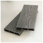 WPC 3D Fencing Board 2x12x360cm Light Grey - Boards for Fences