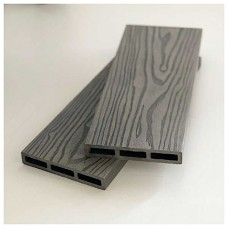 Σανίδα Περίφραξης WPC 3D 2x12x360cm Γκρι Ανοιχτό - WPC Τάβλες & Σανίδες Περιφράξεων