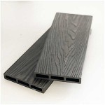 WPC 3D Fencing Board 2x12x360cm Dark Grey - Boards for Fences