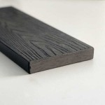 WPC 3D Fencing Board 2x12x360cm Dark Grey - Boards for Fences