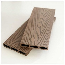 Σανίδα Περίφραξης WPC 3D 2x12x360cm Καφέ - WPC Τάβλες & Σανίδες Περιφράξεων