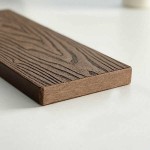 Σανίδα Περίφραξης WPC 3D 2x12x360cm Καφέ - WPC Τάβλες & Σανίδες Περιφράξεων