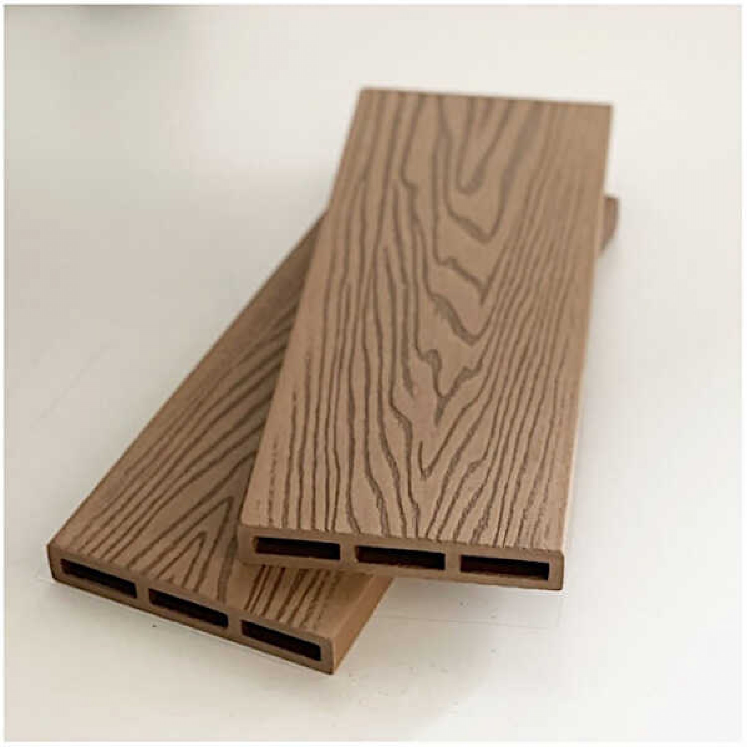Σανίδα Περίφραξης WPC 3D 2x12x360cm Καφέ Ανοιχτό - WPC Τάβλες & Σανίδες Περιφράξεων