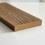 Σανίδα Περίφραξης WPC 3D 2x12x360cm Καφέ Ανοιχτό - WPC Τάβλες & Σανίδες Περιφράξεων