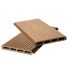 3D WPC Panel Board 2x16x180cm Brown - Fencing-Gladding Boards