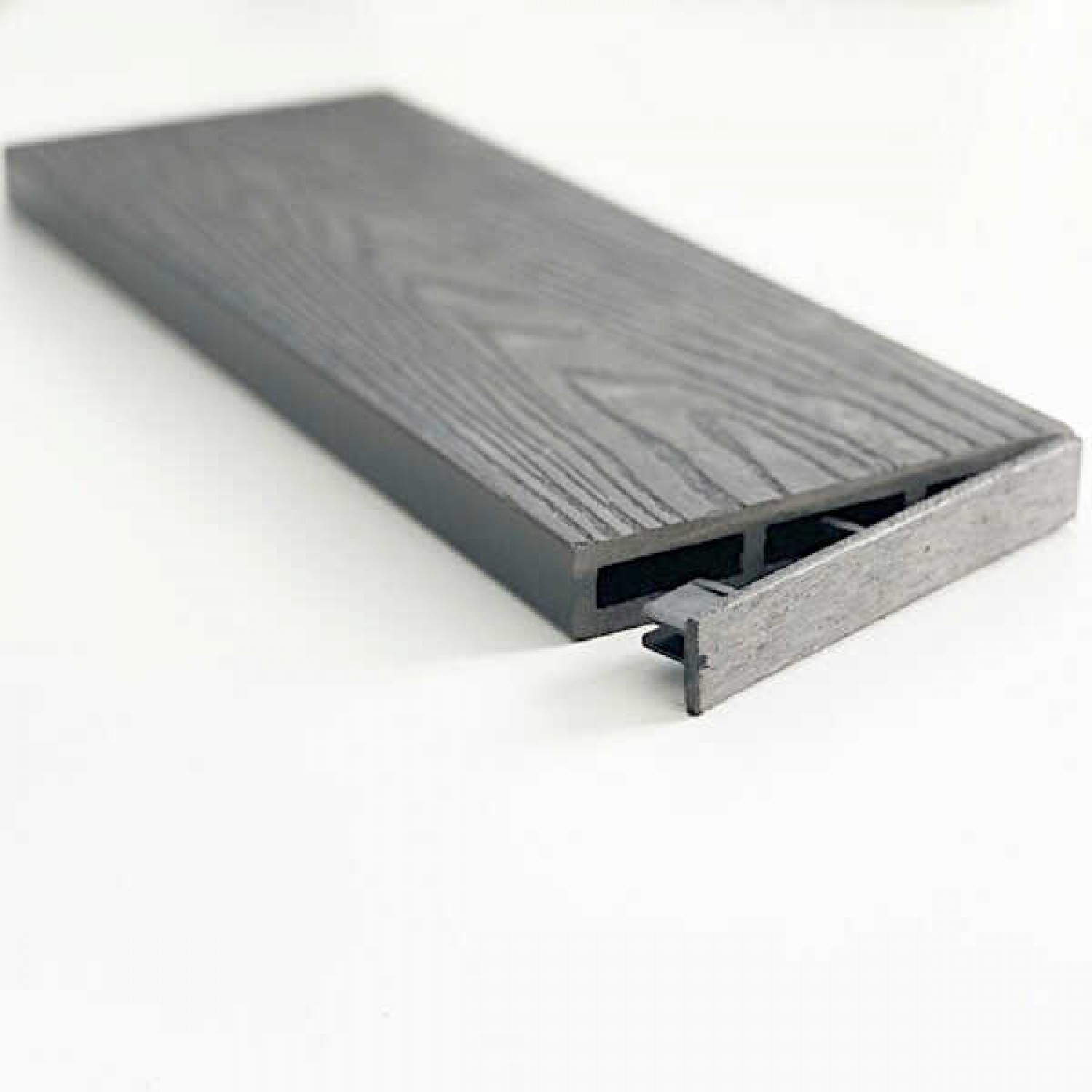 WPC 3D Fencing Ending Caps 2x12cm Dark Grey WPC 3D Fencing Ending Caps 2x12cm Dark Grey - Ending Caps for Fence Boards