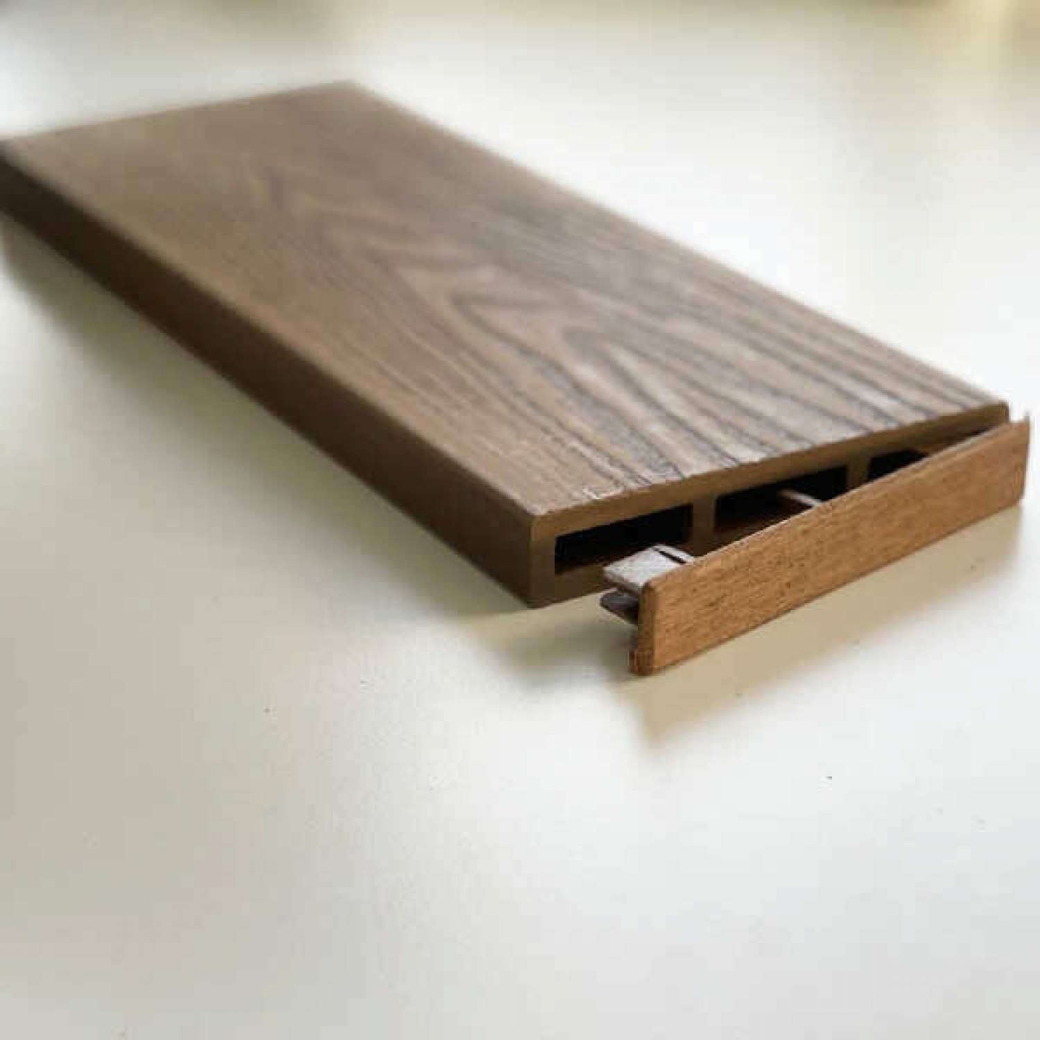 WPC 3D Fencing Ending Caps 2x12cm Brown WPC 3D Fencing Ending Caps 2x12cm Brown - Ending Caps for Fence Boards