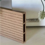 Τάβλα Περίφραξης Γραμμωτή WPC 2 Όψεων 2x12x360cm Καφέ Ανοιχτό - WPC Σανίδες & Τάβλες Περιφράξεων
