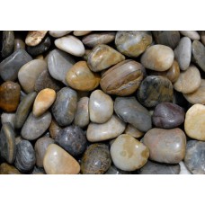 Πολύχρωμο Γυαλισμένο Βότσαλο (2-4)cm - 20kg