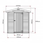 Wooden Garden Shed 180 x 180cm | Garden Sheds Wooden Garden Shed 180 x 180cm - Τimber-Sheds for Gardens