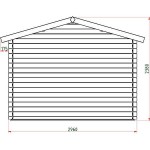 Garden Shed 246 x 246cm - Garden Sheds & Log Houses
