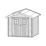 Wooden Garden Shed 296 x 296cm - Τimber-Sheds Wooden Garden Shed 296 x 296cm - Τimber-Sheds for Gardens