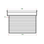 Wooden Garden Shed 296 x 296cm - Τimber-Sheds Wooden Garden Shed 296 x 296cm - Τimber-Sheds for Gardens