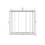 Wooden Garden Shed 296 x 296cm - Τimber-Sheds Wooden Garden Shed 296 x 296cm - Τimber-Sheds for Gardens