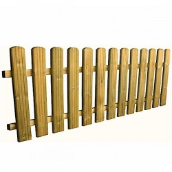 Φράχτης Ίσιας Σανίδας EXCLUSIVE-70 180x(Y)100cm - Είδη Περιφράξεων