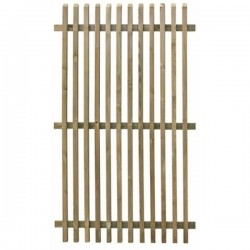 Φράχτης Ξύλινος Κάγκελο με Κολωνάκια (3x3cm) 90x(Υ)180cm
