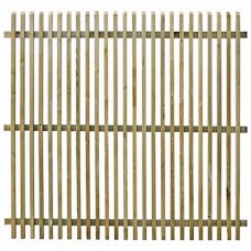 Φράχτης Ξύλινος Κάγκελο με Κολωνάκια (3x3cm) 180x(Υ)180cm