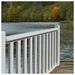 Railing Fence 89(H)x115.7cm - Wooden Balcony Railing