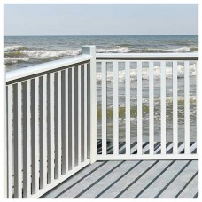 Railing Fence 89(H)x115.7cm - Wooden Balcony Railing