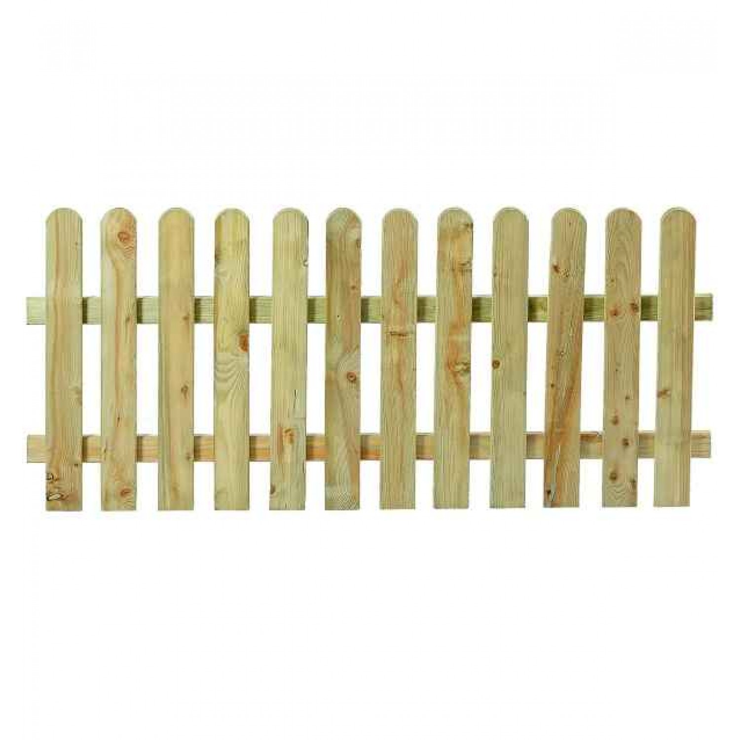 Wooden Garden Fence Smooth Board PREMIUM 80(H)x180cm - Τimber-Natural Fences