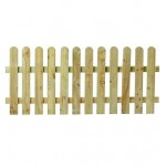 Wooden Garden Fence Smooth Board PREMIUM 80(H)x180cm - Τimber-Natural Fences