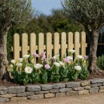 Wooden Garden Fence Smooth Board PREMIUM 80(H)x180cm - Τimber-Natural Fences