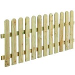 Wooden Garden Fence Smooth Board PREMIUM 80(H)x180cm - Τimber-Natural Fences