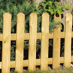 Wooden Garden Fence Smooth Board PREMIUM 80(H)x180cm - Τimber-Natural Fences