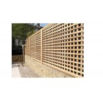Kαφασωτό Ίσιο με Καρέ (4,5x4,5) 90x(Υ)180cm Εμποτισμένου Ξύλου Φυσικό Χρώμα - Καφασωτά Αναρρίχησης Εμποτισμένης Ξυλείας