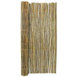 Bamboo Carbonized Wattle Reed Roll 150(H)x300cm Ø25-35mm