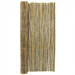 Καλαμωτή Μπαμπού Καρμπονιζέ 150(Υ)x300cm Ø25-35mm