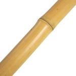 Bamboo Half Round Pole for Decoration & Support Natural Color D6-8x(H)400cm - Natural Split Canes for Decor