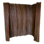 Natural Willow Screening Roll Unpeeled D18-30mm 2(H)x2m Natural Willow Screening Roll Unpeeled D18-30mm 2(H)x2m - Rolls of Willow Screening