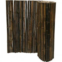 Καλαμωτή Μπαμπού Μαύρο 100(Υ)x250cm Ø25-30mm - Καλαμωτές Φυσικού Μαύρου Bamboo