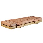 Ξαπλώστρα Ξύλινη Στοιβαζόμενη 200x61x(Y)33/100cm Τάβλα 18mm Χρώμα Καρυδί - Επαγγελματική Βαρέως Τύπου Ξαπλώστρα Ξύλινη Στοιβαζόμενη Καρυδί 200x61x(Y)33/100cm