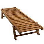 Sun Lounger Wooden 60x190x(H)32/100cm Solid Board - Professional Heavy-Duty Sun Lounger Wooden 60x190x(H)32/100cm Heavy-Duty