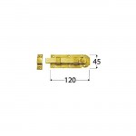 Σύρτης Ιριδίου Πόρτας No12 - 120 x 45 x 5mm Σύρτης Ιριδίου Πόρτας No12 | Κηπογεωργική