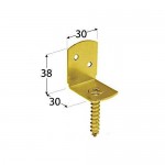 Pergola Bracket Galvanized with Iridium Screw 30 x 38 x 30mm Pergola Bracket & Iridium Screw 30x38x30mm | Kipogeorgiki