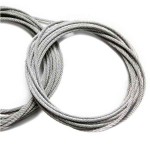 Wire Rope Inox 5mm Per Meter for Shade Sails Wire Rope Inox 5mm Per Meter for Shade Sails - Accesories & Metallic Parts