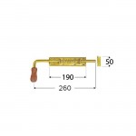 Pull Spring Bolt With Wooden Grip 260 x 50 x 190mm Pull Spring Bolt Wooden Grip 260 x 50 x 190mm | Kipogeorgiki